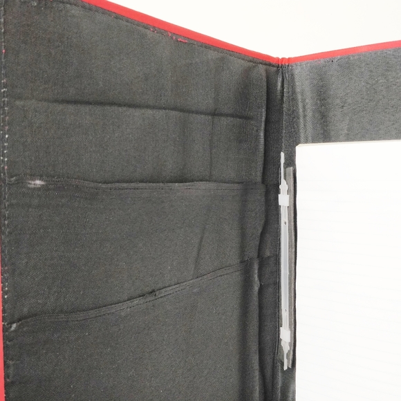 NWOT handmade cloth folder with embroidery - Picture 4 of 10